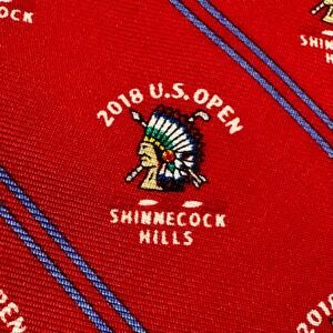 Vineyard Vines tie custom USGA 2018 US‎ Open Schinnecock Hills. Silk